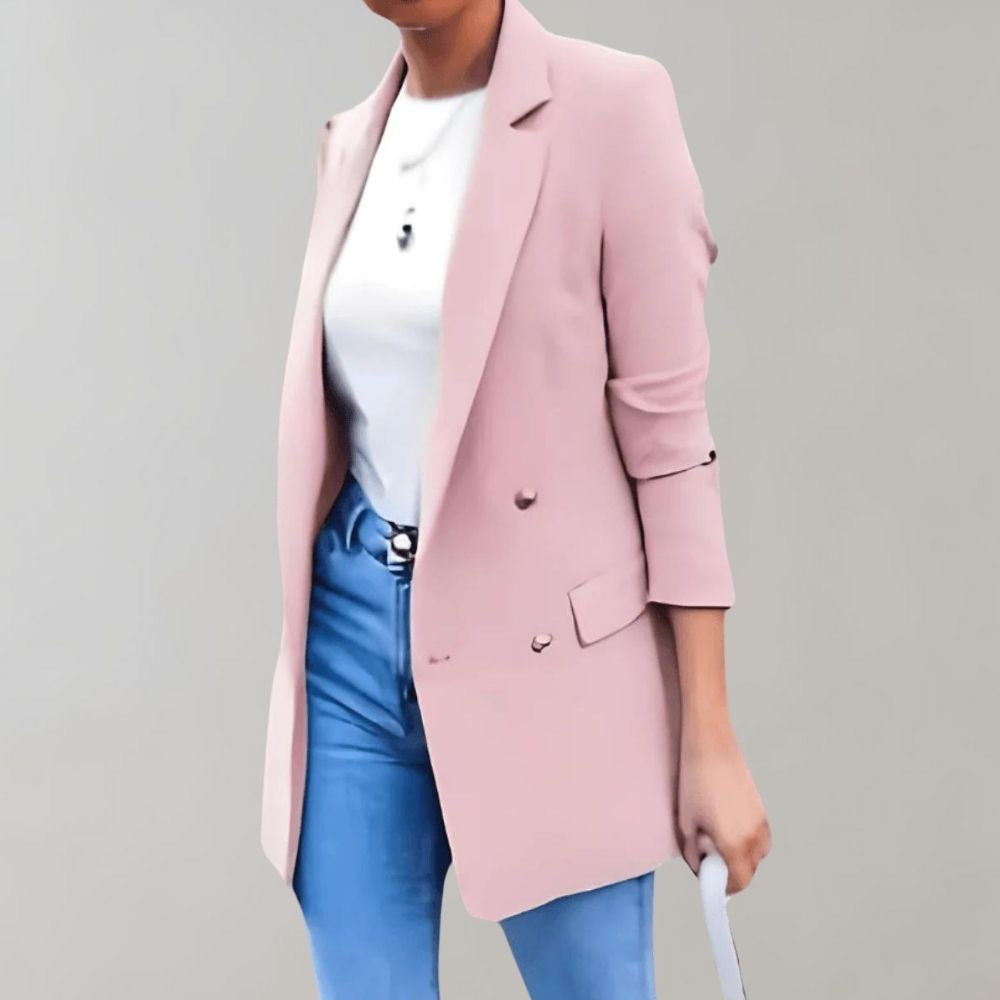 Blazer mit tailliertem Schnitt und Knopfverschluss für Damen