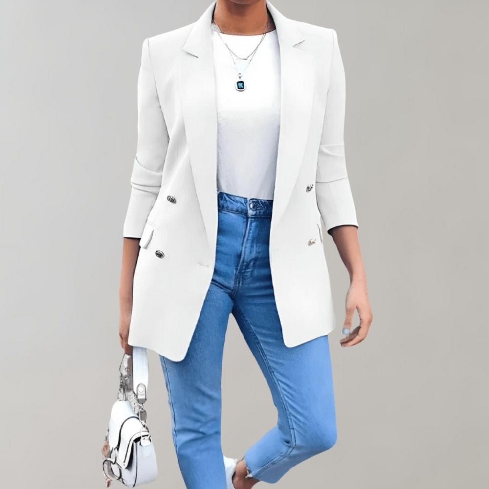 Blazer mit tailliertem Schnitt und Knopfverschluss für Damen