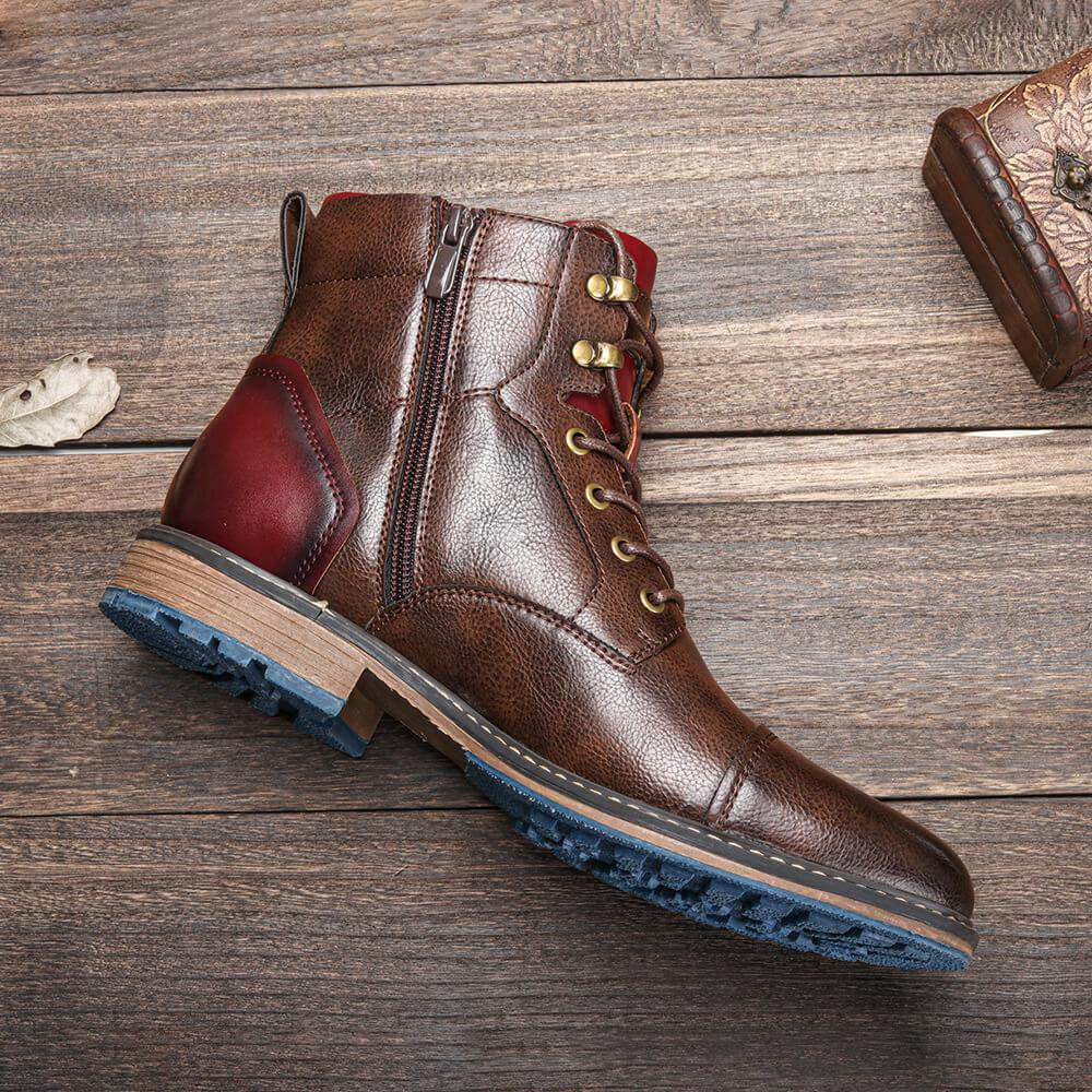 Boots aus Leder im Oxford-Stil für Herren