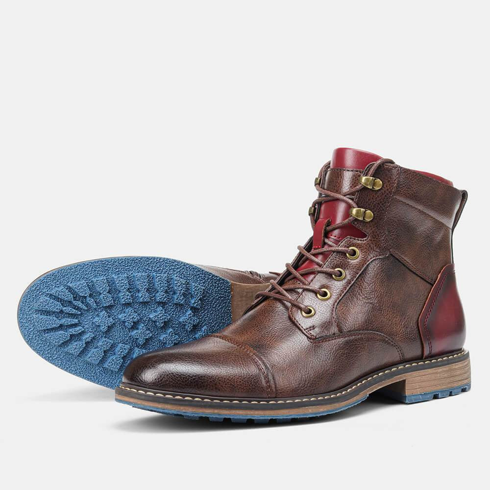 Boots aus Leder im Oxford-Stil für Herren