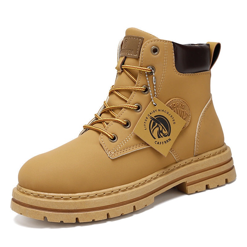 Boots mit Schnürung und dicker Profilsohle für Herren
