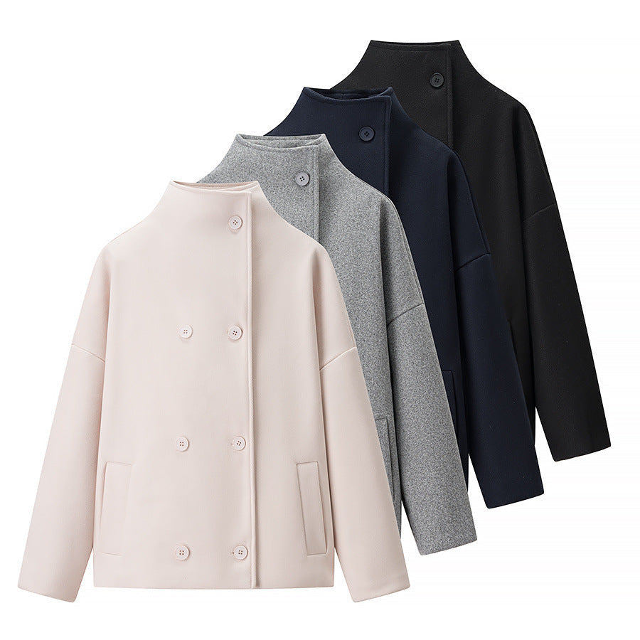 Cabanjacke mit Stehkragen und kurzem Schnitt für Damen