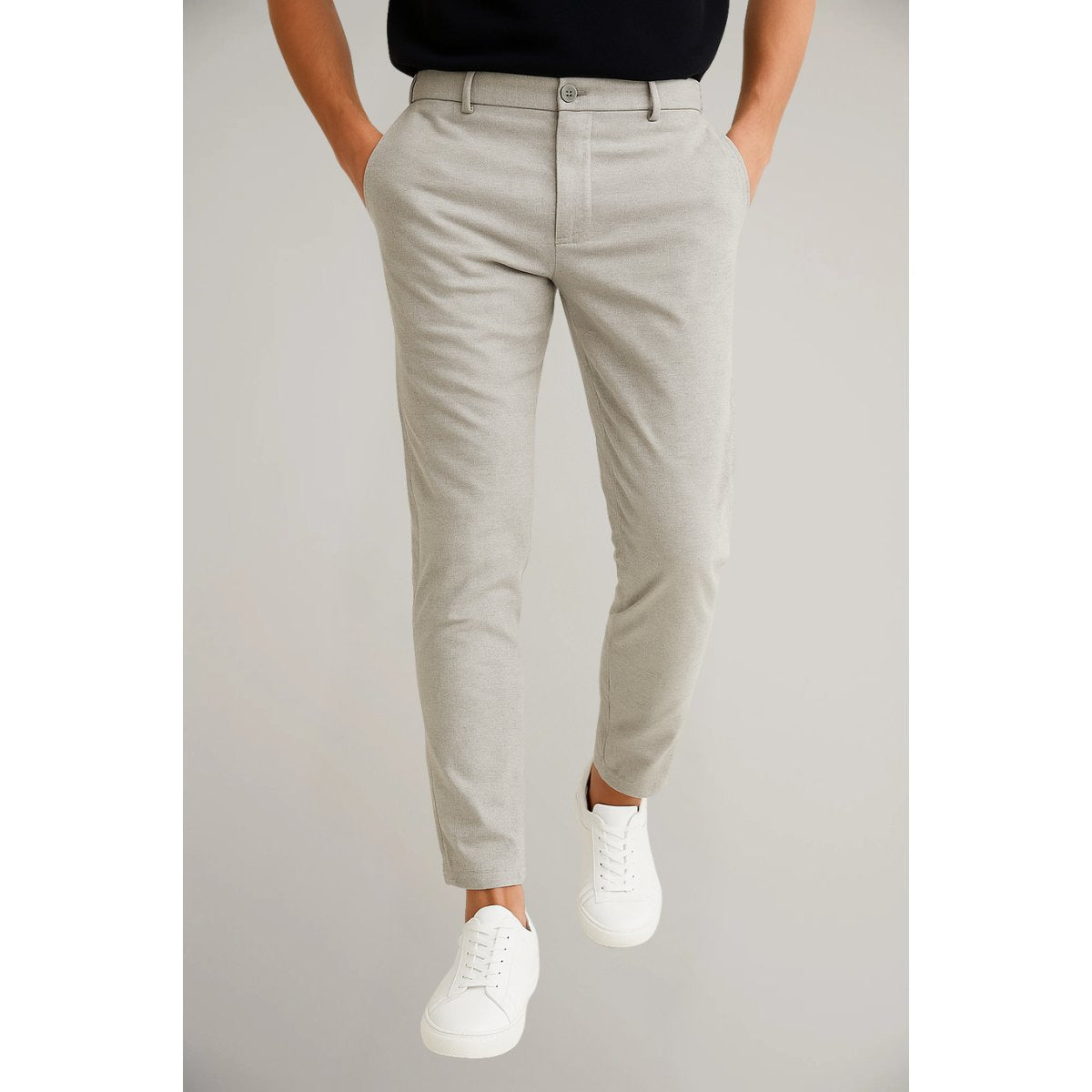 Chino Hose mit schmalem Bein und Seitentaschen für Herren