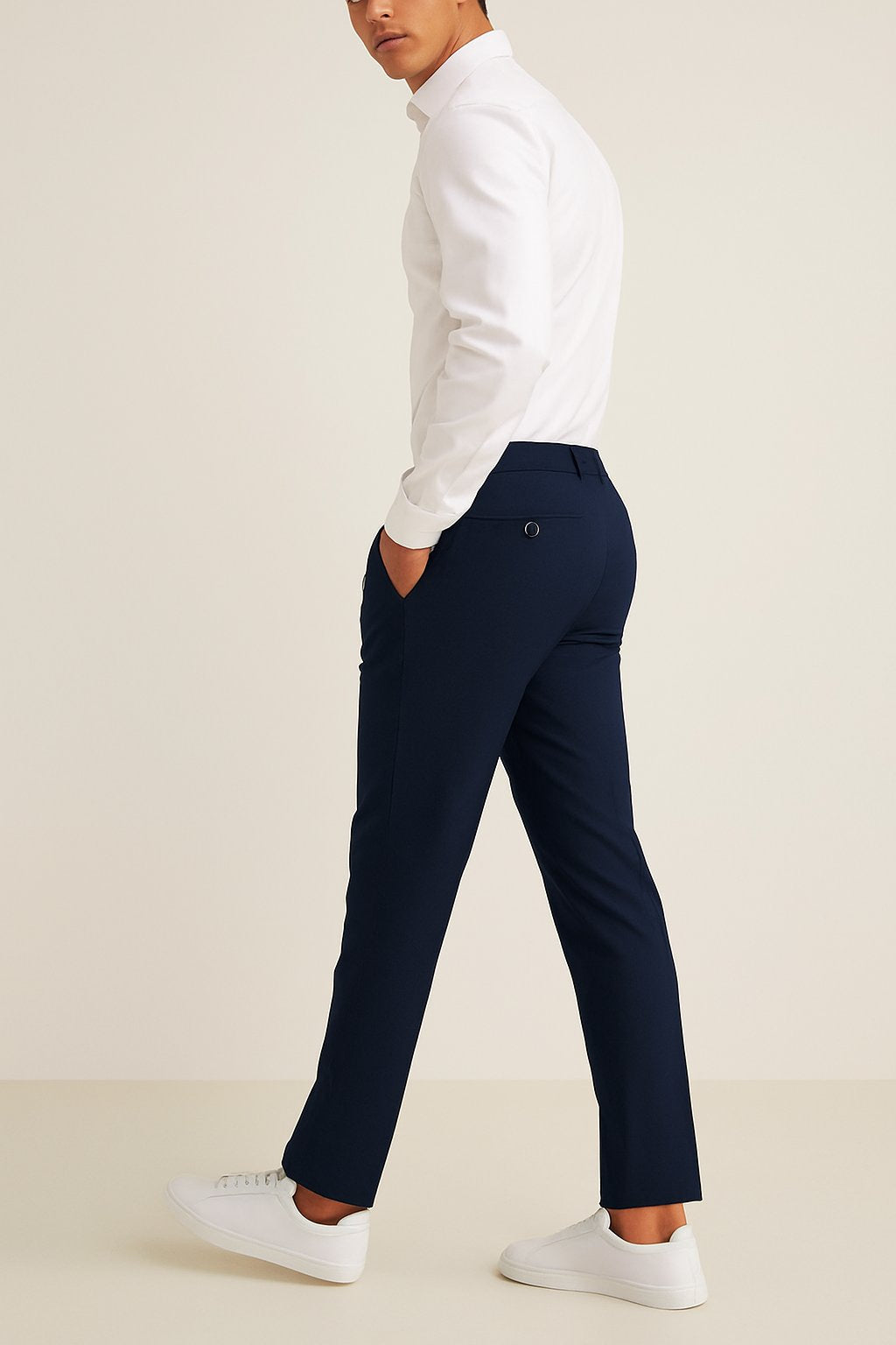 Chino Hose mit schmalem Bein und Seitentaschen für Herren