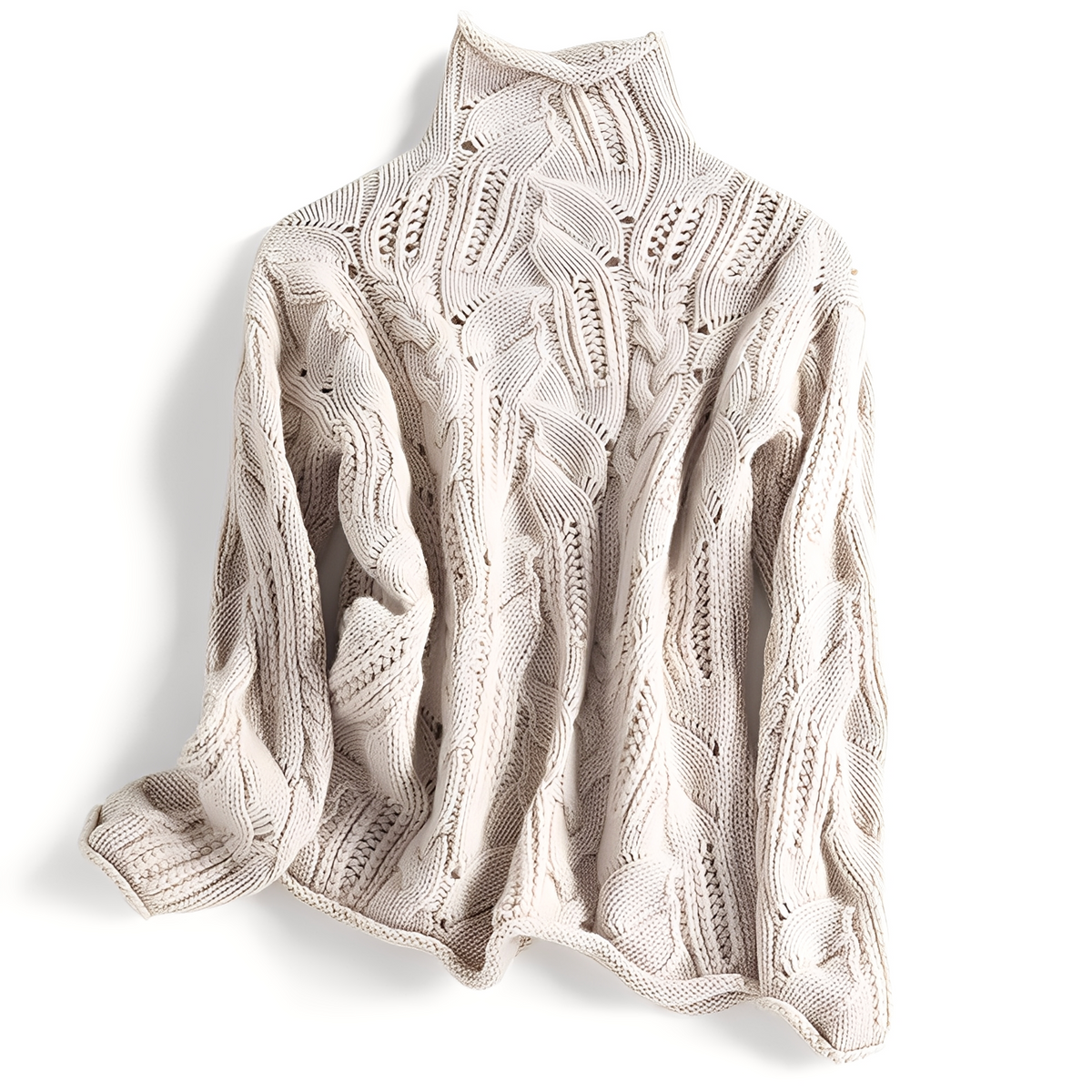 Kaschmirpullover mit dezenten Details für Damen