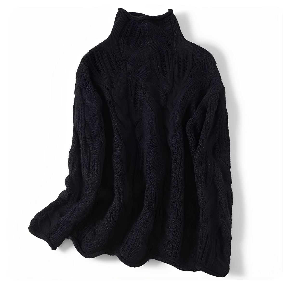 Kaschmirpullover mit dezenten Details für Damen