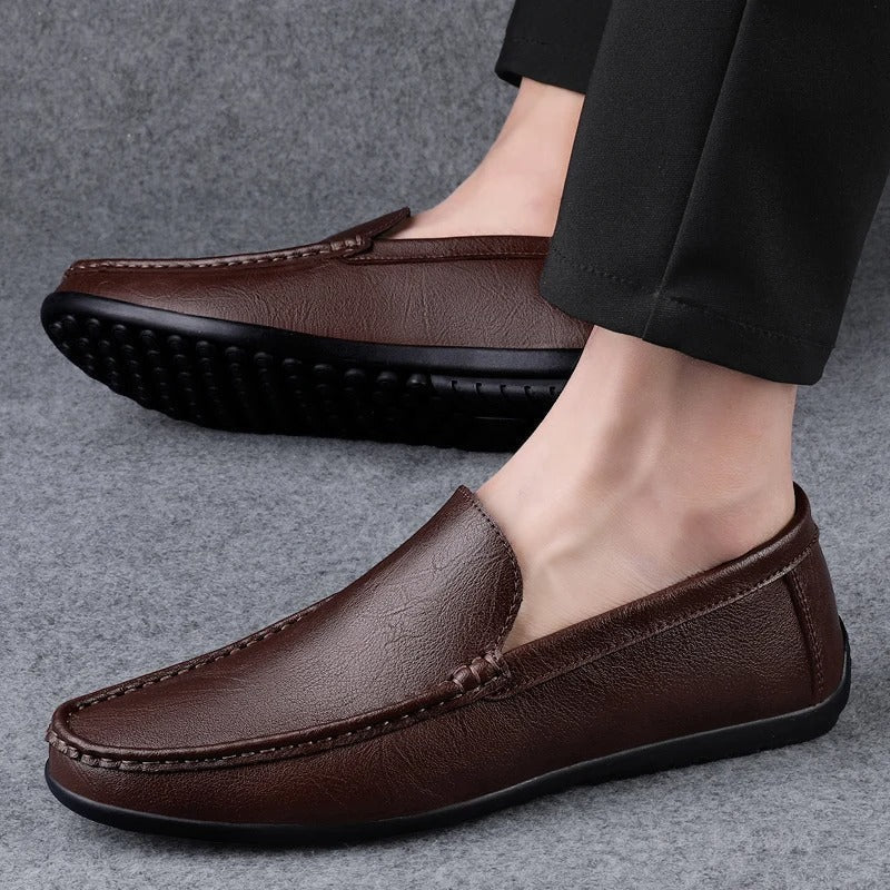 Loafer aus Kunstleder zum Hineinschlüpfen für Herren