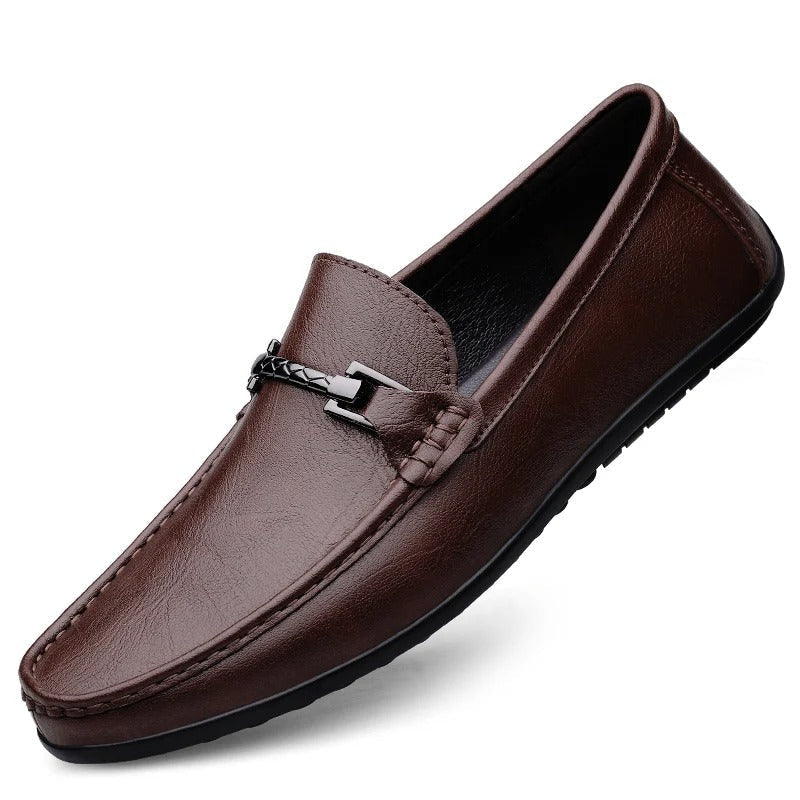 Loafer aus Kunstleder zum Hineinschlüpfen für Herren