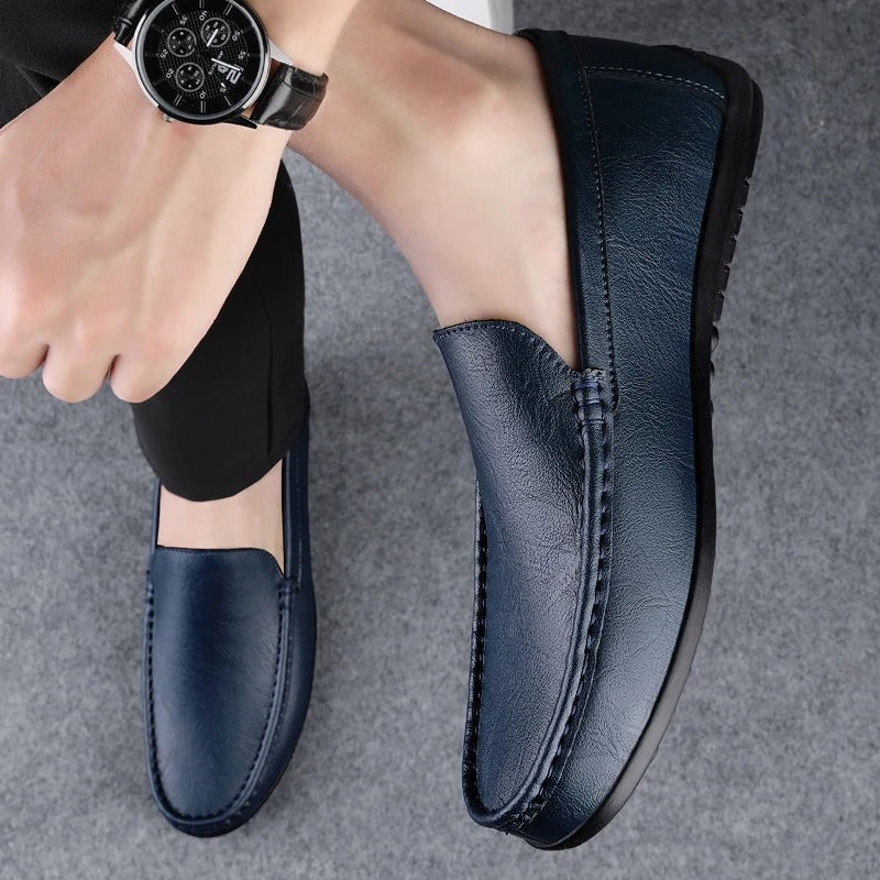 Loafer aus Kunstleder zum Hineinschlüpfen für Herren