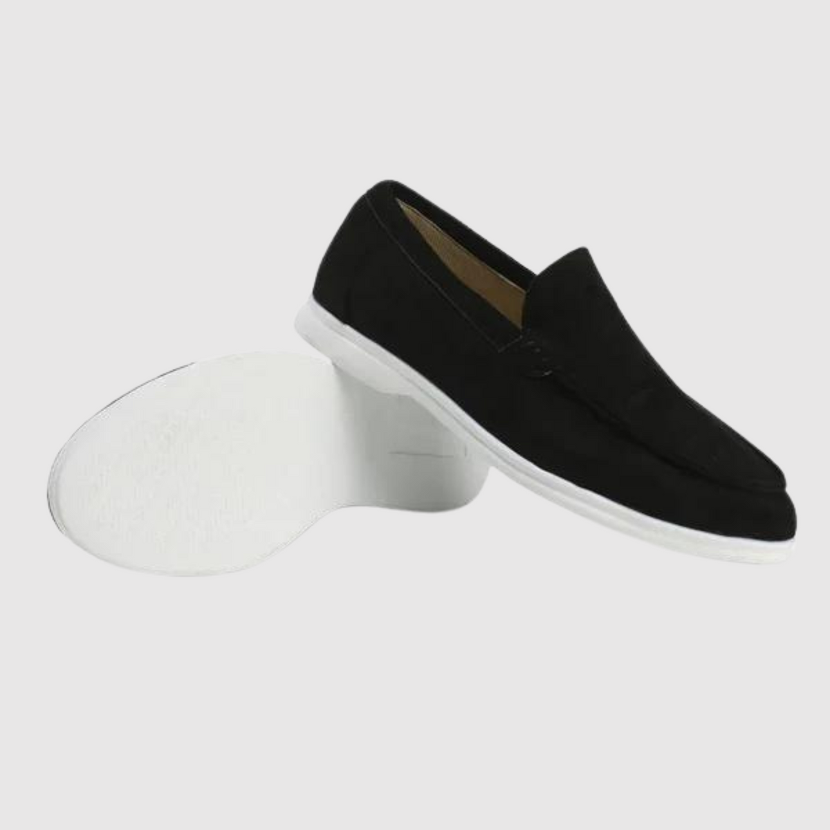 Loafer aus Wildleder mit Gummisohle für Herren