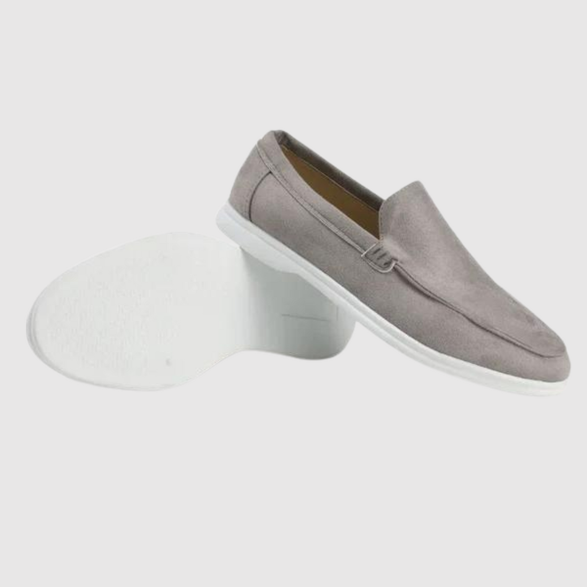 Loafer aus Wildleder mit Gummisohle für Herren
