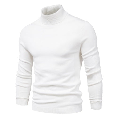 Merino Pullover mit Rollkragen und schmalem Schnitt für Herren