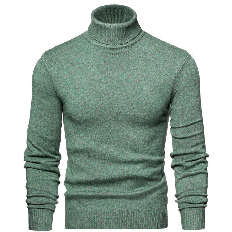 Merino Pullover mit Rollkragen und schmalem Schnitt für Herren