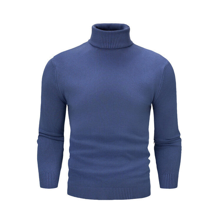 Merino Pullover mit Rollkragen und schmalem Schnitt für Herren