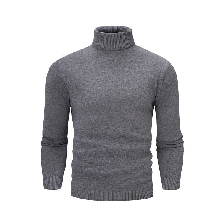 Merino Pullover mit Rollkragen und schmalem Schnitt für Herren