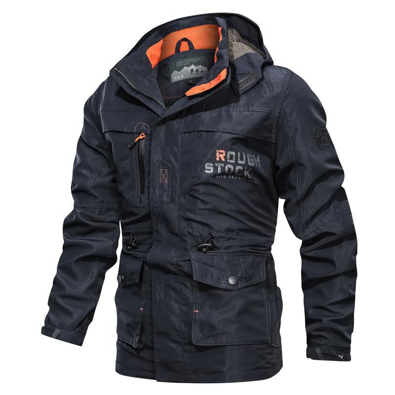 Parka mit Kapuze und Taillenzug für Herren