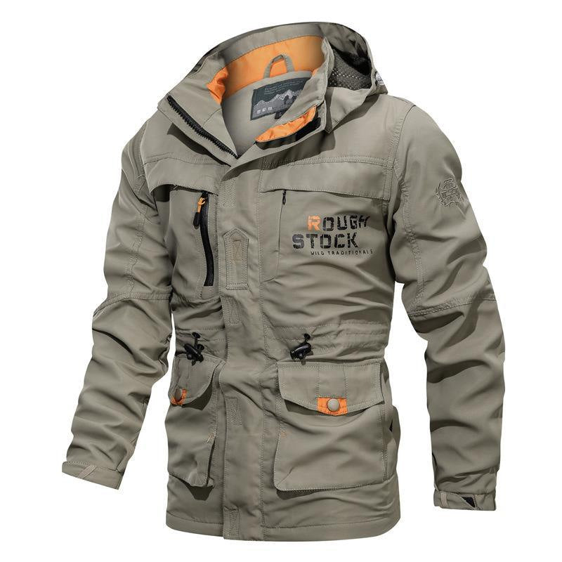 Parka mit Kapuze und Taillenzug für Herren