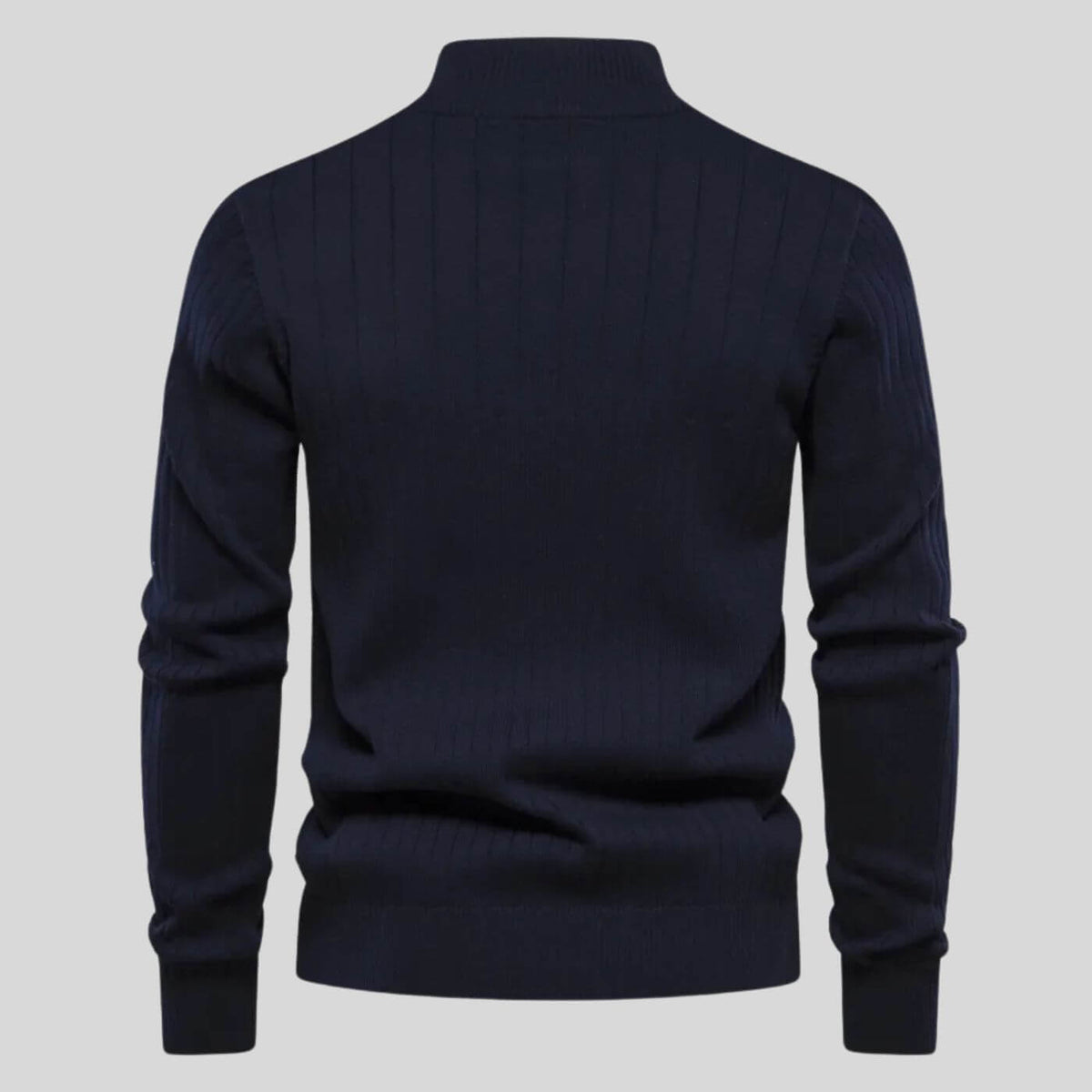 Pullover mit feiner Textur und strukturierter Passform für Herren