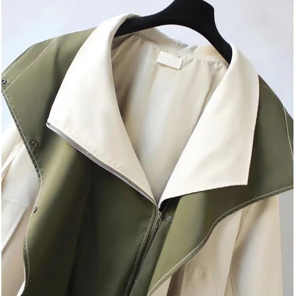 Übergangsjacke mit Kapuze und Taillenkordelzug für Damen