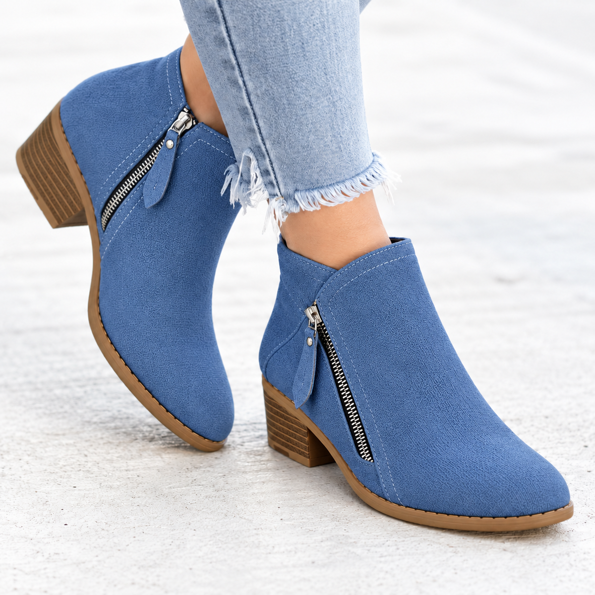 Stiefeletten mit Reißverschluss für Damen