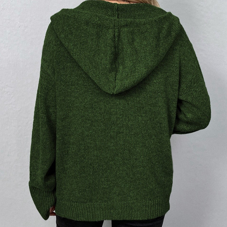 Strickjacke mit schlichter Linie für Damen