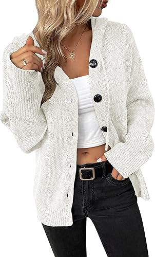 Strickjacke mit schlichter Linie für Damen