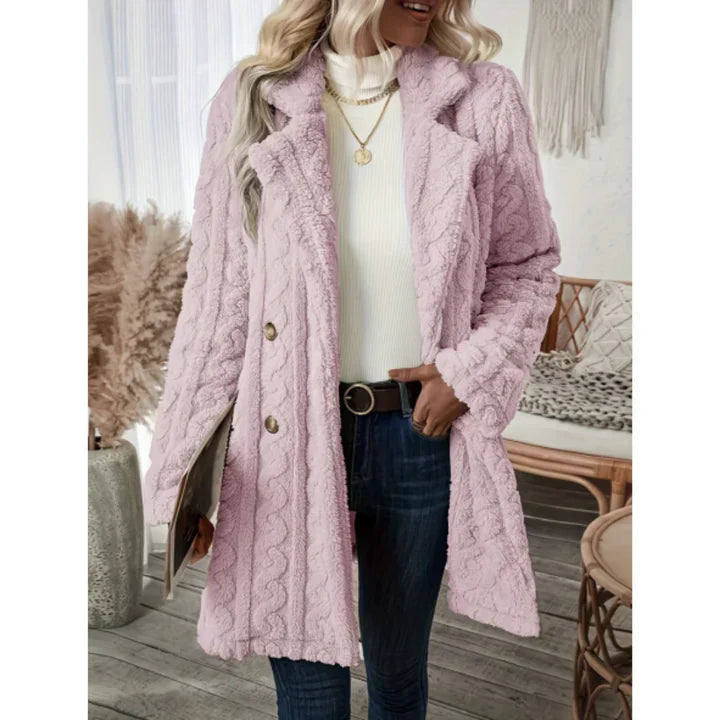 Strickmantel mit femininem Schnitt für Damen