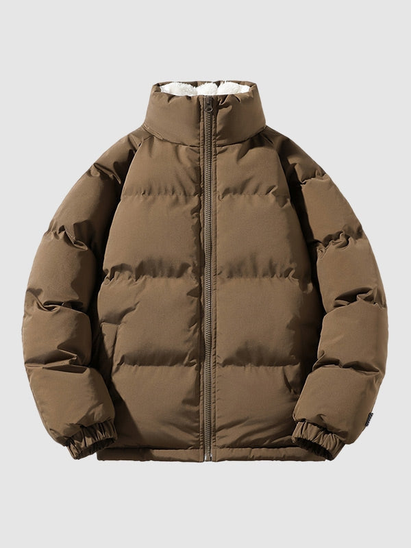 Winterjacke mit Fleecefutter und normaler Passform für Herren