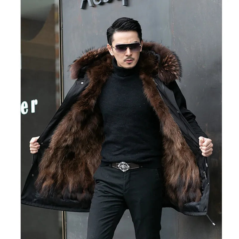 Winterjacke mit Fütterung und Taschen für Herren