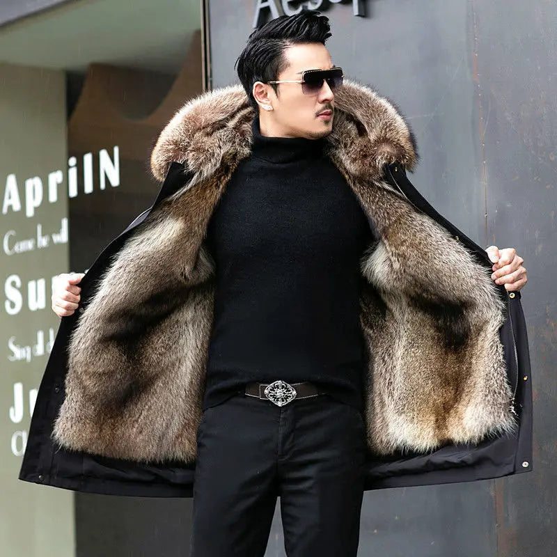 Winterjacke mit Fütterung und Taschen für Herren