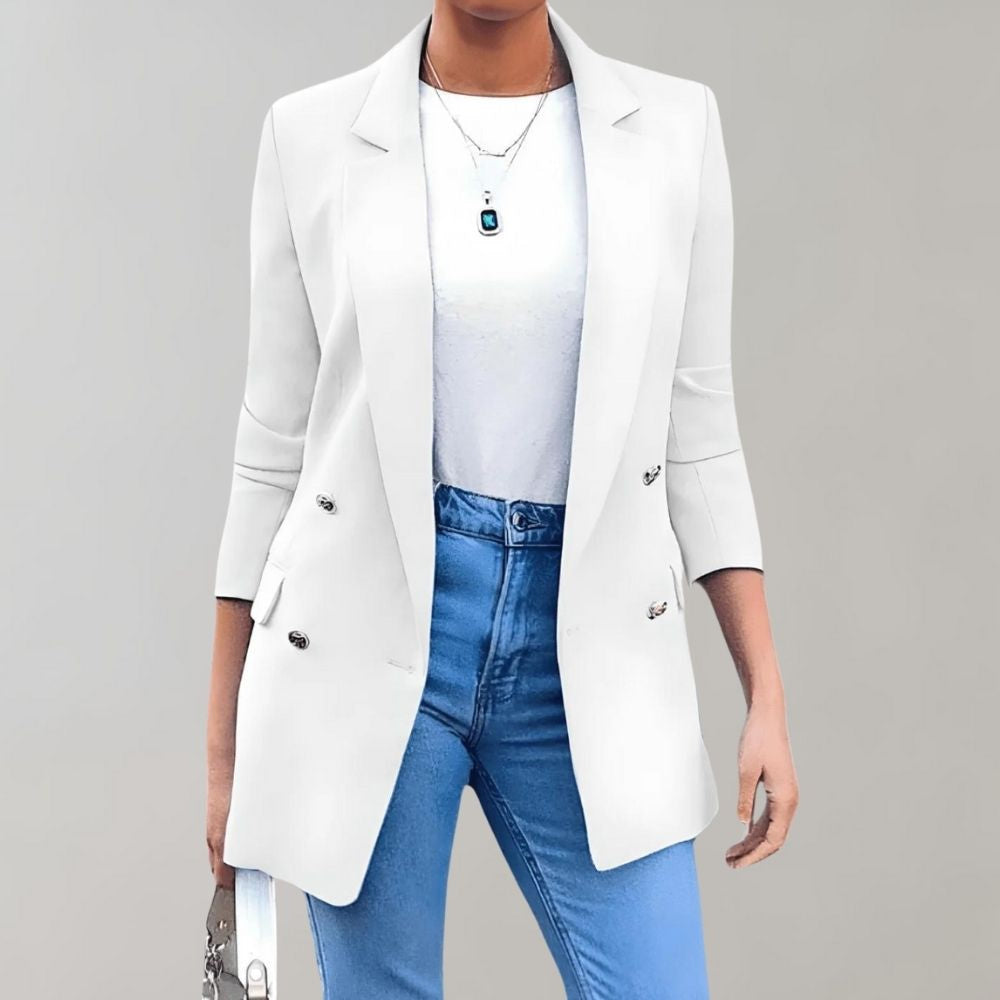 Blazer mit tailliertem Schnitt und Knopfverschluss für Damen