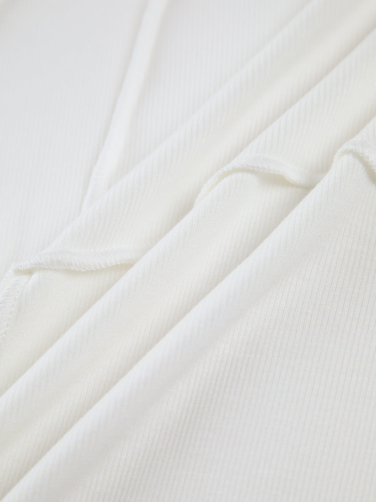 Bluse mit Rippstruktur und Seitenschlitz für Damen
