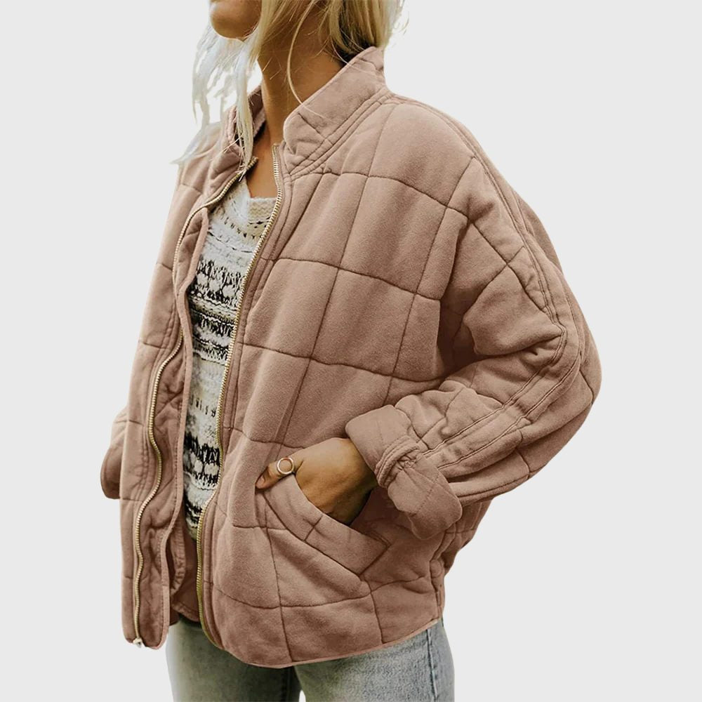 Bomberjacke mit Steppung und weitem Schnitt für Damen