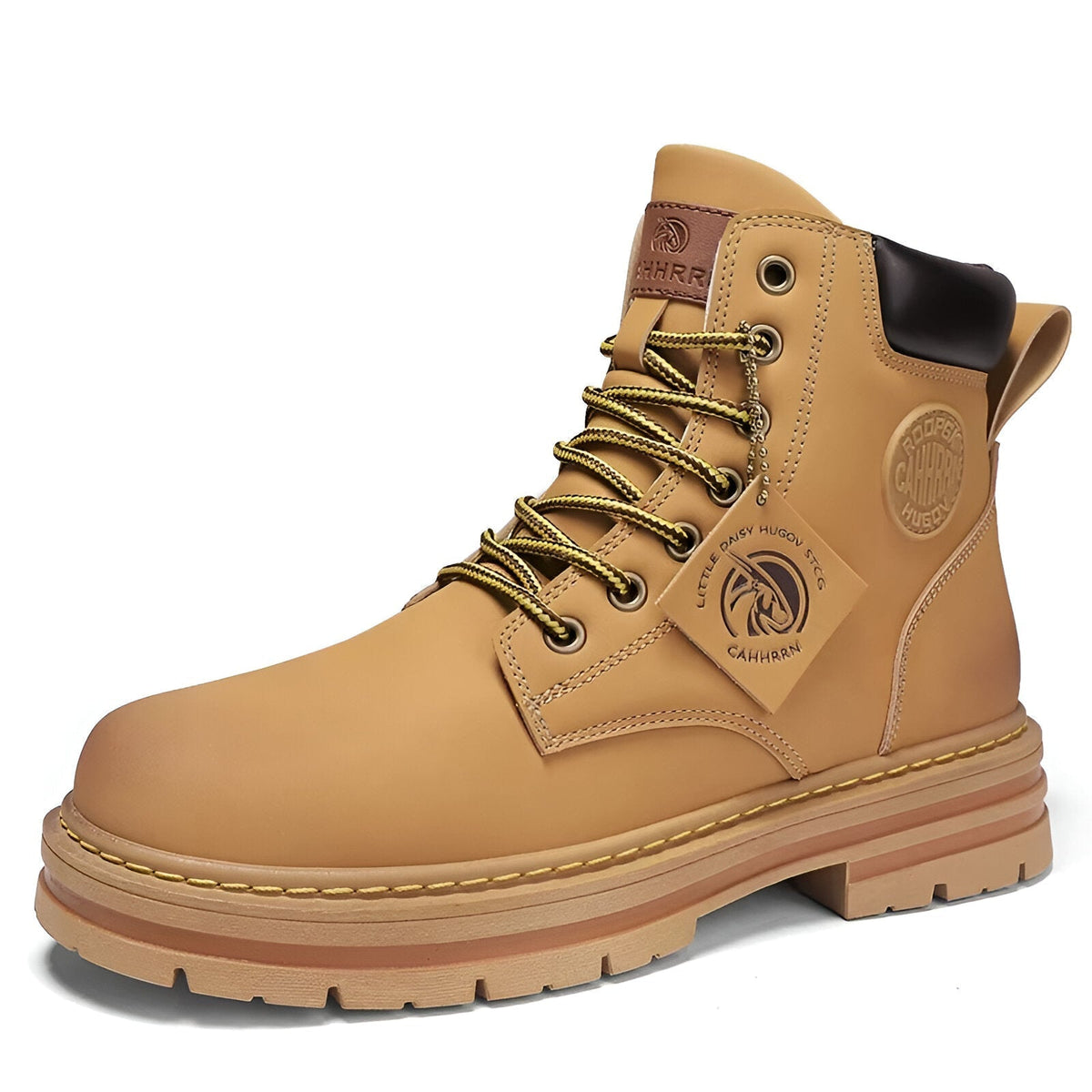 Boots aus Echtleder mit Schnürung für Herren