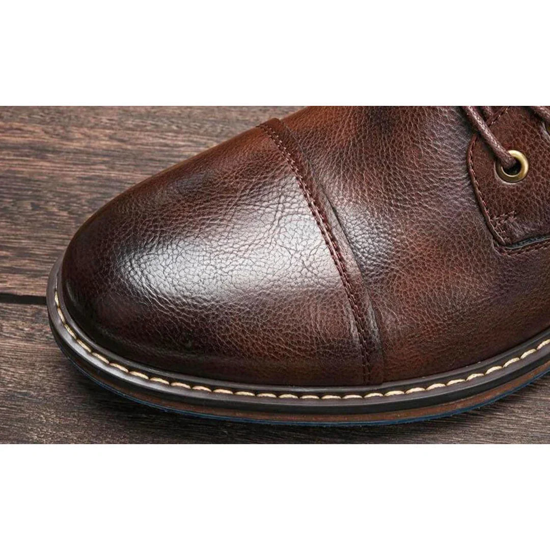 Boots aus Leder im Oxford-Stil für Herren