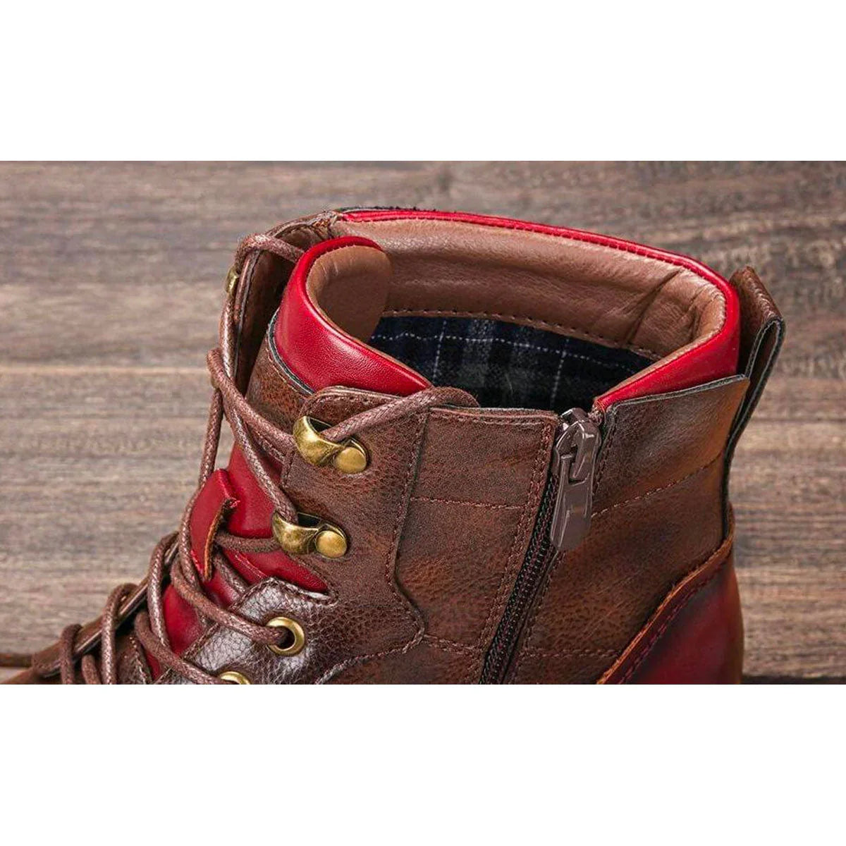 Boots aus Leder im Oxford-Stil für Herren