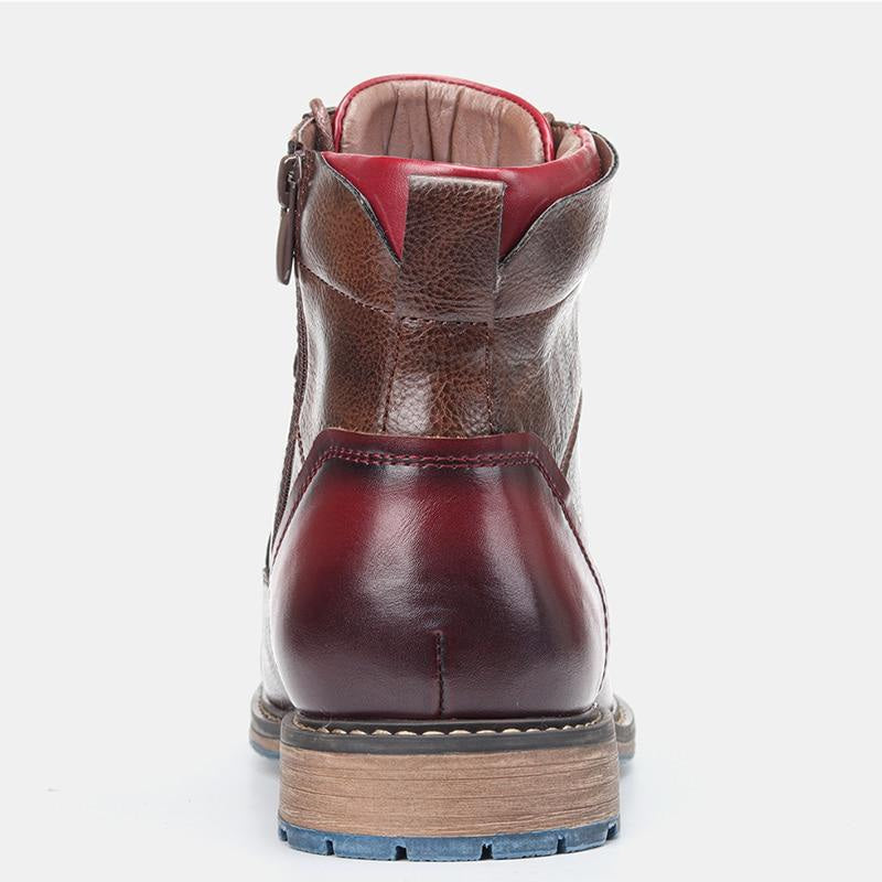 Boots aus Leder im Oxford-Stil für Herren