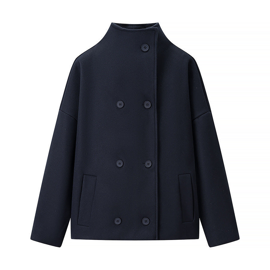 Cabanjacke mit Stehkragen und kurzem Schnitt für Damen