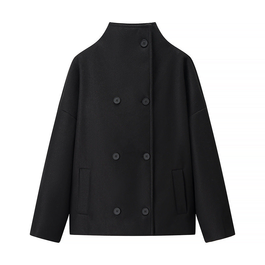 Cabanjacke mit Stehkragen und kurzem Schnitt für Damen