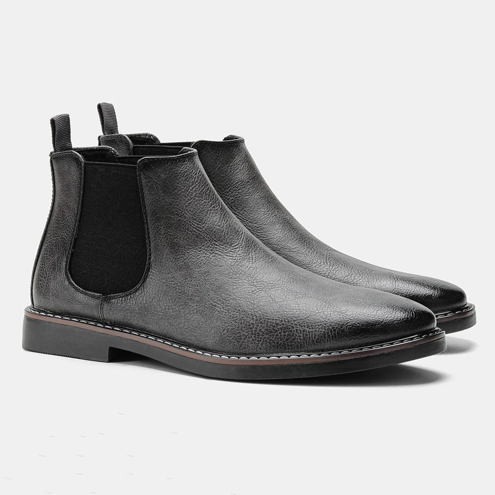 Chelsea Boots mit elastischem Seitenteil und Gummisohle für Herren