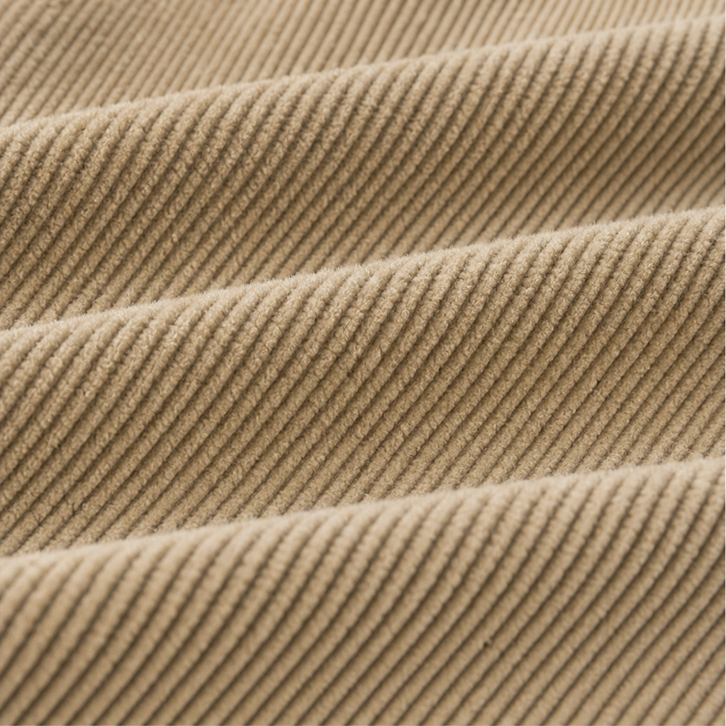 Cordhose mit Ballonbein und Zierknöpfen für Damen