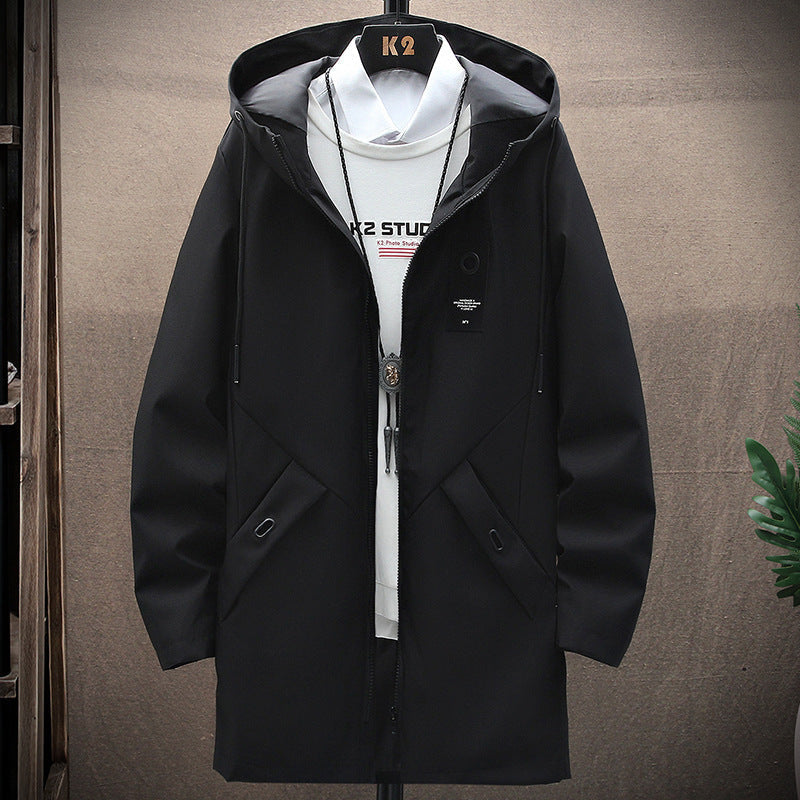 Parka mit Kapuze und wahlweise Teddyfutter für Herren - Schwarz