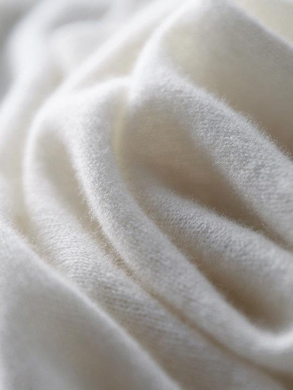 Kaschmirpullover mit V-Ausschnitt für Damen