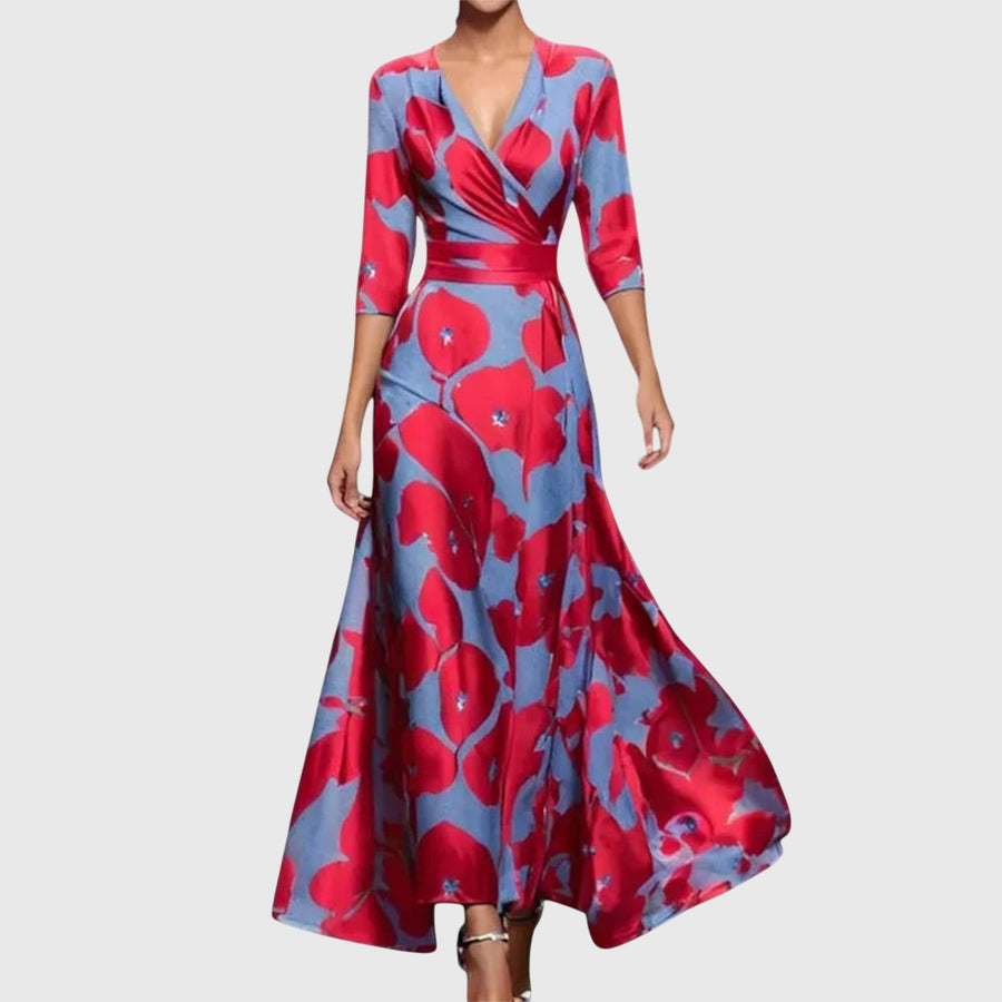 Langarm Kleid mit figurbetontem Schnitt für Damen