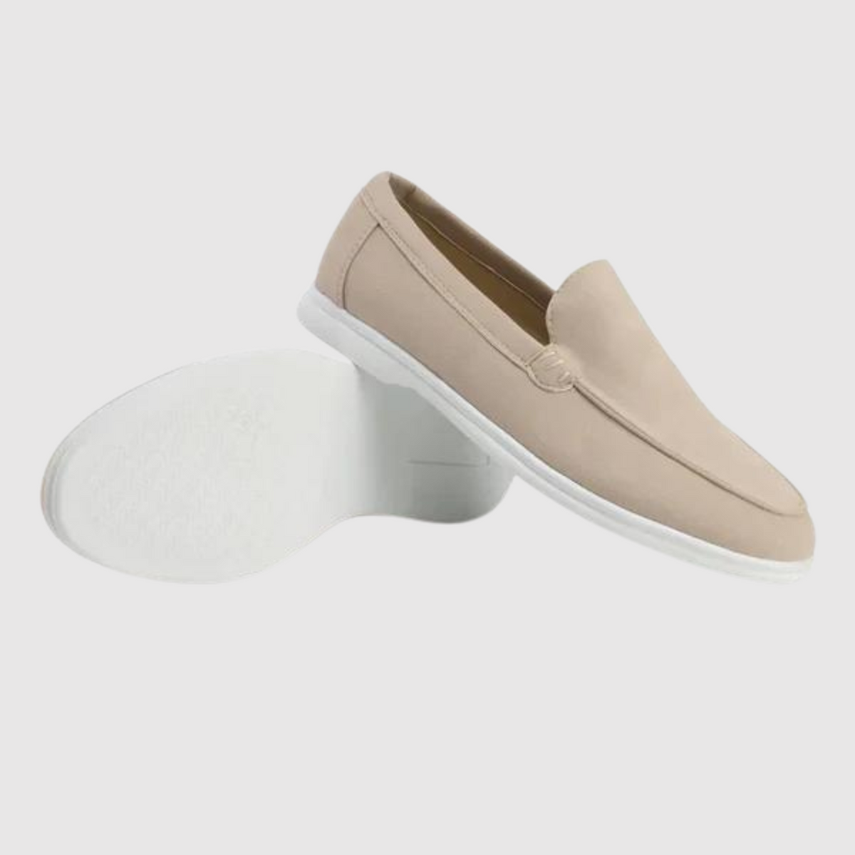 Loafer aus Wildleder mit Gummisohle für Herren