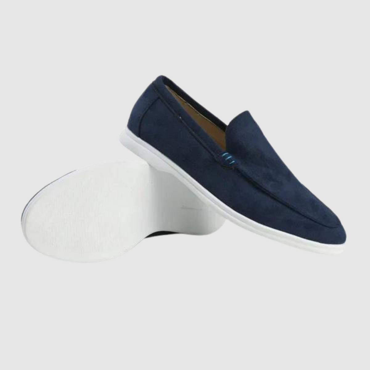 Loafer aus Wildleder mit Gummisohle für Herren