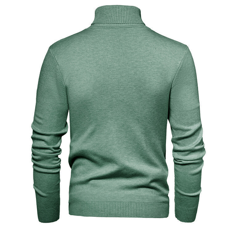 Merino Pullover mit Rollkragen und schmalem Schnitt für Herren