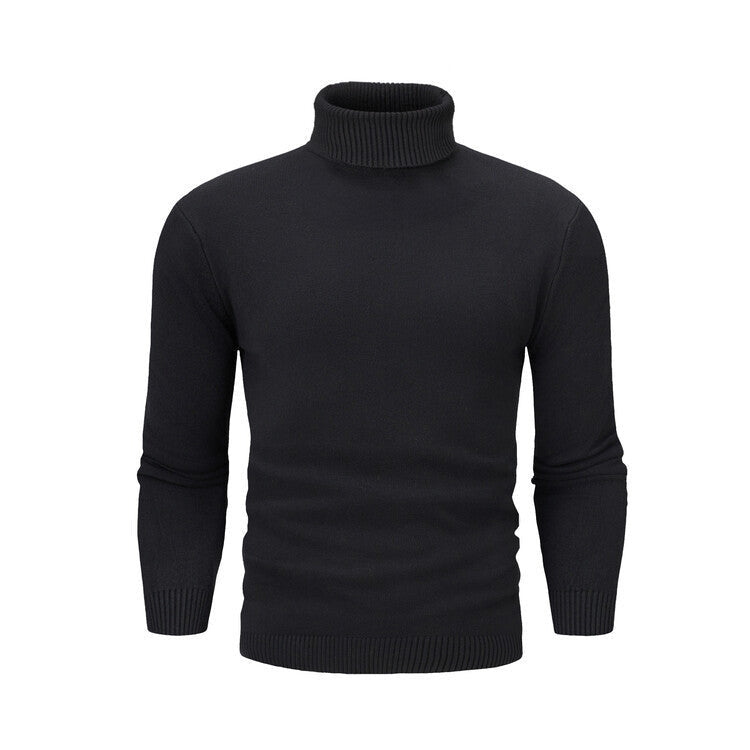 Merino Pullover mit Rollkragen und schmalem Schnitt für Herren