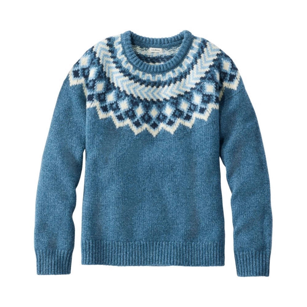 Norweger Pullover mit Fair-Isle-Muster und Rundhals für Damen