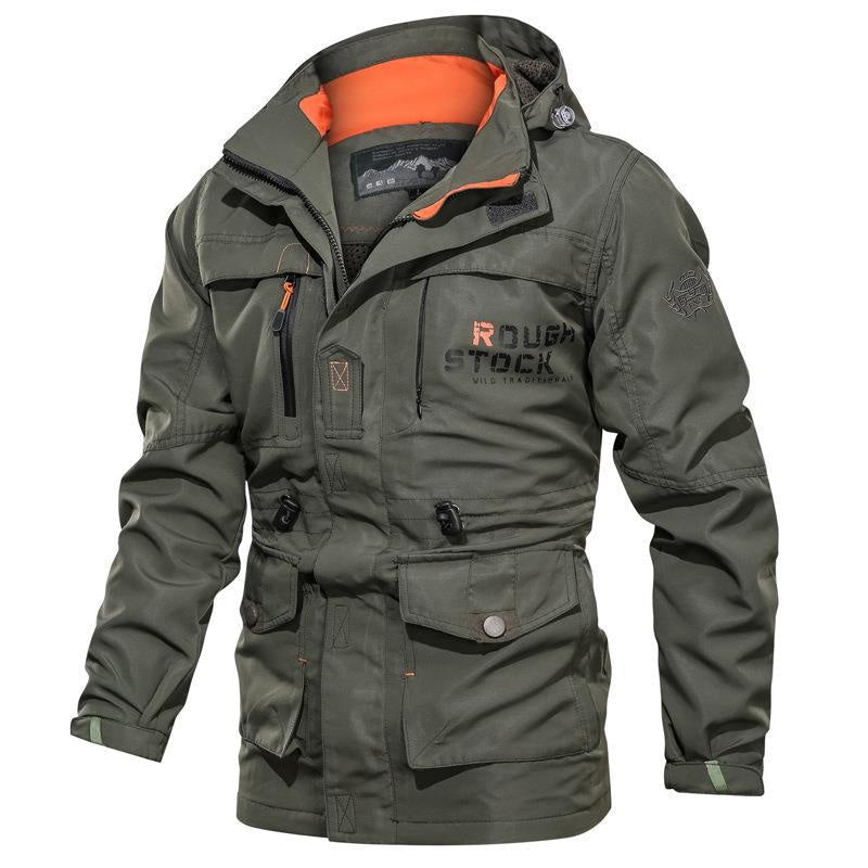 Parka mit Kapuze und Taillenzug für Herren